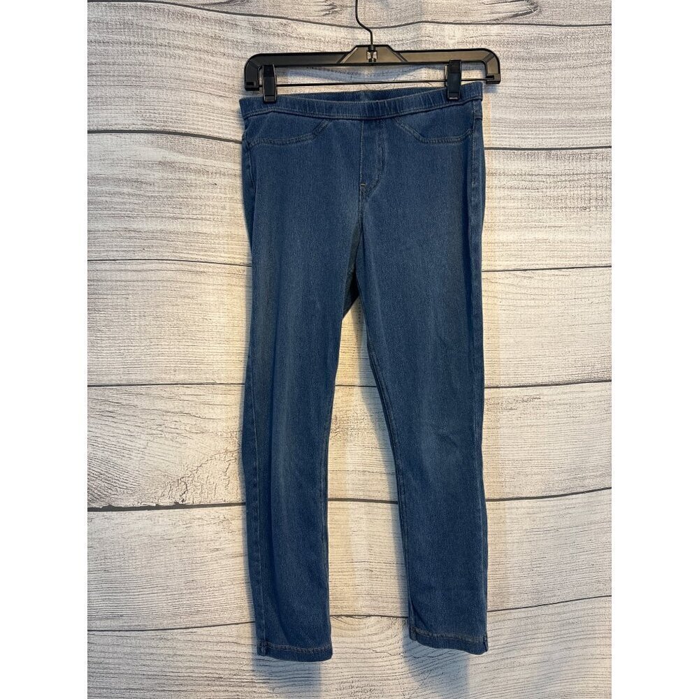 Hue Blue Denim Leggings/Jeggings Size Small